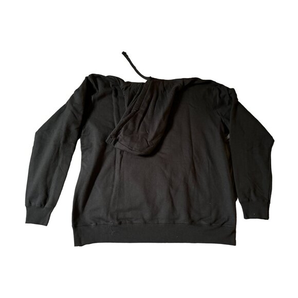 Panda With Boba Tea Bubble Tea Drink Black Size XL Sweatshirt Hoodie NEW - Picture 6 of 6